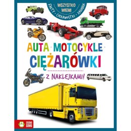 Książeczka edukacyjna Zielona Sowa Wszystko wiem! Auta, motocykle, ciężarówki Zielona Sowa