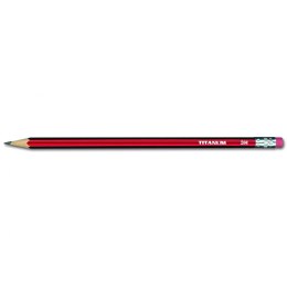 Ołówek techniczny Titanum 3H z gumką 12 szt. Titanum