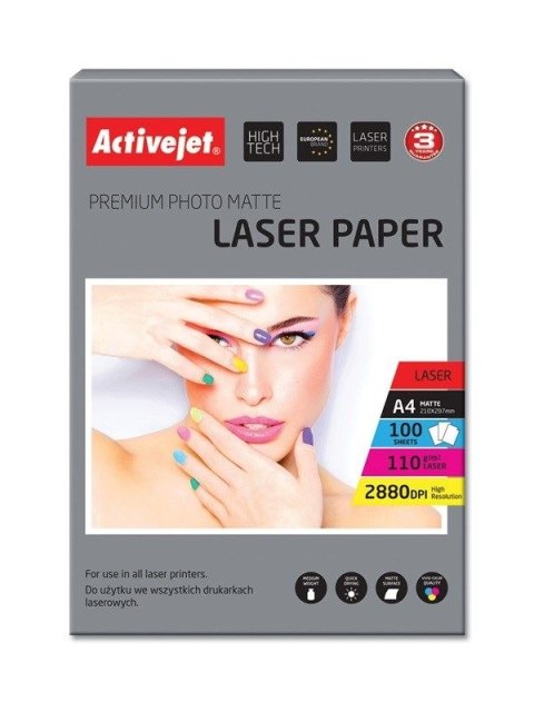 Papier foto AP4-110M100L A4 Activejet (EXPACJPAP0024) Activejet