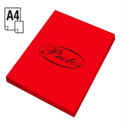 Papier kolorowy A4 czerwony 80g Protos Protos