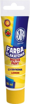 Farby plakatowe Astra kolor: cytrynowy 30ml 1 kolor. Astra