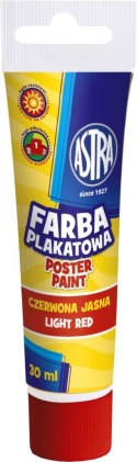 Farby plakatowe Astra kolor: czerwony jasny 30ml 1 kolor. Astra