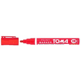 Marker olejowy Toma, czerwony 2,5mm okrągła końcówka (TO-440 2 2) Toma