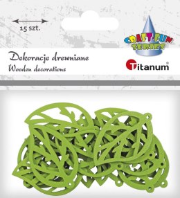 Ozdoba drewniana Titanum Craft-Fun Series Liście (WDY331) Titanum