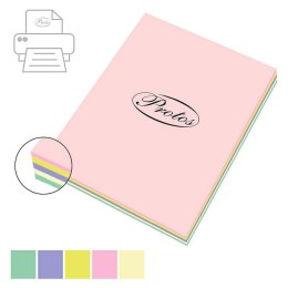 Papier kolorowy pastel A3 mix pastelowy 80g Protos Protos