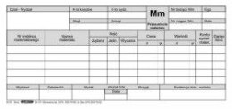 Druk samokopiujący MM 5 poziomy 1/3 A4 100k. Stolgraf (M33) Stolgraf