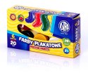 Farby plakatowe Astra kolor: mix 20ml 6 kolor. (301109001) Astra