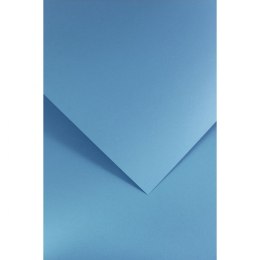 Papier ozdobny (wizytówkowy) ciemnoniebieski satynowany A4 niebieski 210g Galeria Papieru (205503) Galeria Papieru