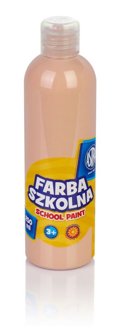 Farby plakatowe Astra szkolne kolor: cielisty 250ml 1 kolor. Astra