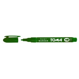 Marker olejowy Toma, zielony 1,5mm okrągła końcówka Toma