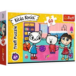 Puzzle Trefl Kicia Kocia z przyjaciółmi 60 el. (17343) Trefl