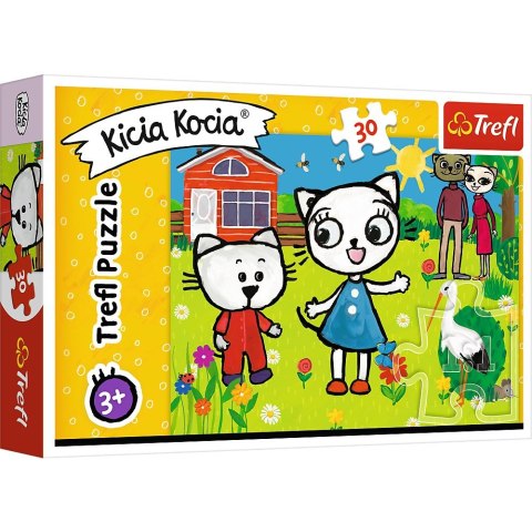 Puzzle Trefl Przygody Kici Koci 30 el. (18264) Trefl