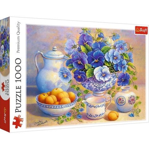 Puzzle Trefl niebieski bukiet 1000 el. (10466) Trefl