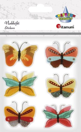 Naklejka (nalepka) Craft-Fun Series foliowa motyle Titanum (BLY03) Titanum