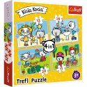 Puzzle Trefl Dzień Kici Koci 4w1 el. (34372) Trefl