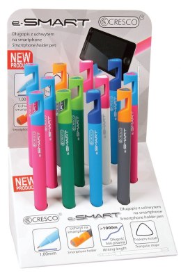 Długopis wielkopojemny Cresco e-Smart niebieski 1,0mm (250024) Cresco
