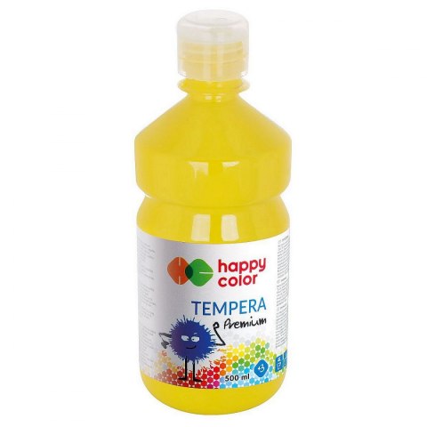 Farba tempera Happy Color kolor: cytrynowy 500ml 1 kolor. (HA 3310 0500-10) Happy Color