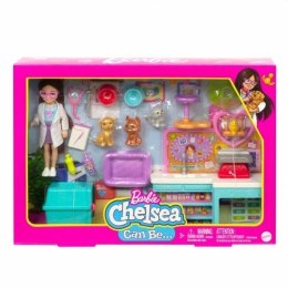 Lalka Chelsea weterynarz [mm:] 670 Barbie (HGT12) Barbie