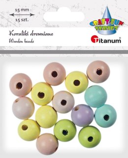 Ozdoba drewniana Titanum Craft-Fun Series koraliki (22TH401-1) Titanum