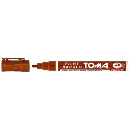 Marker olejowy Toma, brązowy 2,5mm okrągła końcówka (TO-440 6 2) Toma