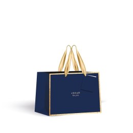 Torba prezentowa GOLD torby ozdobne 5902277318046 [mm:] 230x180x 100 Interdruk (23X18X10) Interdruk