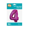 Balon foliowy Godan cyfra 7 srebrny 35 cm 45cal (FG-C35S7) Godan