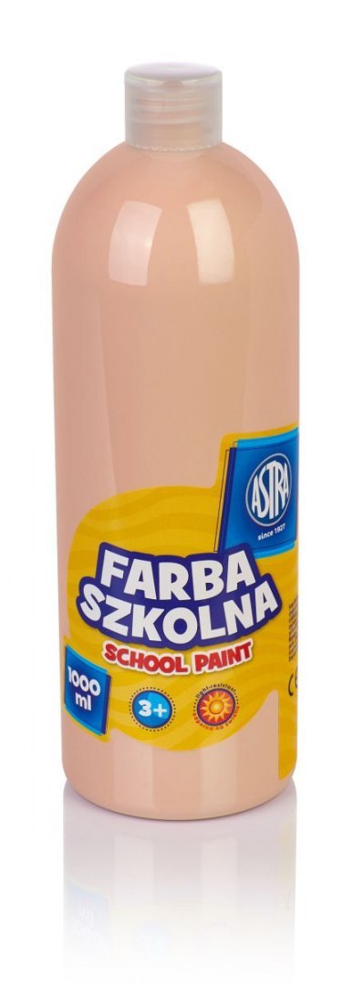 Farby plakatowe Astra szkolne kolor: cielisty 1000ml 1 kolor. Astra