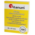 Notes samoprzylepny Titanum żółty 100k [mm:] 38x51 (S-2005) Titanum