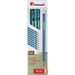 Ołówek Titanum bez gumki 2H 2H (AS034B) Titanum