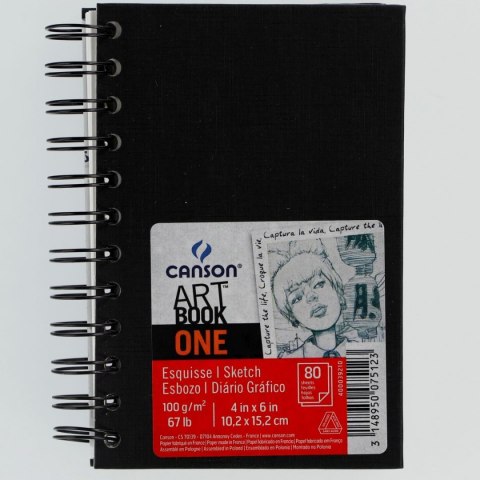 Blok artystyczny Canson Szkicownik ARTBOOK ONE A6 100g 80k (400039210 400110290) Canson