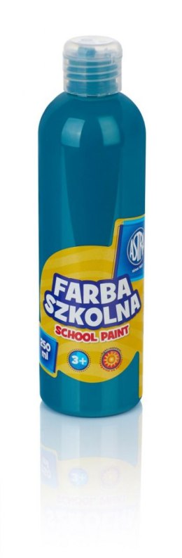 Farby plakatowe Astra szkolne kolor: turkusowy 250ml 1 kolor. Astra