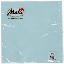 Serwetki zielony papier [mm:] 330x330 Pol-mak (21) Pol-mak