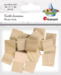 Ozdoba drewniana Titanum Craft-Fun Series koraliki (22TH401-14) Titanum