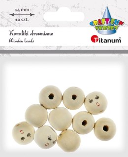Ozdoba drewniana Titanum Craft-Fun Series koraliki (22TH401-4) Titanum