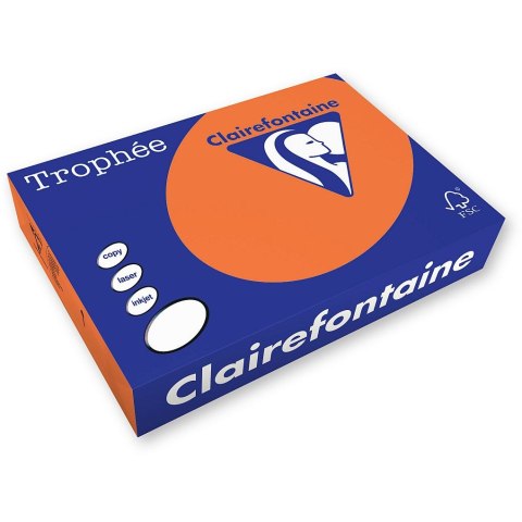 Papier kolorowy Trophee A3 mandarynkowy 80g [mm:] 297x420 (xca31880) Trophee