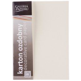 Papier ozdobny (wizytówkowy) sukno A4 kremowy 180g Galeria Papieru (204102) Galeria Papieru