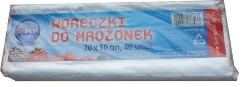 Woreczki na mrożonki Amaks 200 x 300 mm 40 szt. Amaks