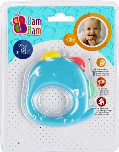 Grzechotka Bam Bam sdłonik pastel (475312) Bam Bam