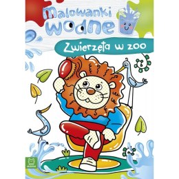 Książeczka edukacyjna Aksjomat Malowanki wodne. Zwierzęta w zoo Aksjomat