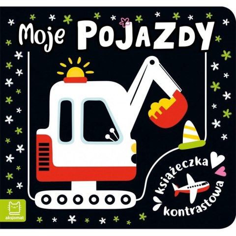 Książeczka edukacyjna Aksjomat Moje pojazdy. Książeczka kontrastowa Aksjomat