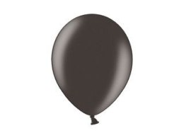 Balon gumowy Partydeco metalizowany 100 szt czarny 12cal Partydeco