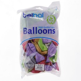 Balon gumowy Partydeco metalizowany 100 szt mix 12cal (12m-000) Partydeco