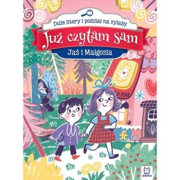 Książeczka edukacyjna Już czytam sam. Jaś i Małgosia. Duże litery i podział na sylaby Aksjomat Aksjomat