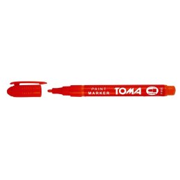 Marker olejowy Toma, czerwony 1,5mm okrągła końcówka Toma