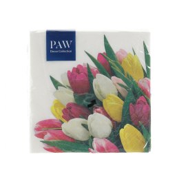 Serwetki of Tulips mix bibuła [mm:] 330x330 Paw (SDL121500) Paw