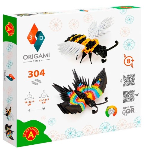 Origami Alexander 3D 2w1 Motyl, Pszczoła Alexander