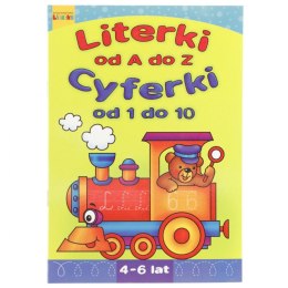 Książka dla dzieci Literki od A do Z. Cyferki od 1 do 10. Literka Literka