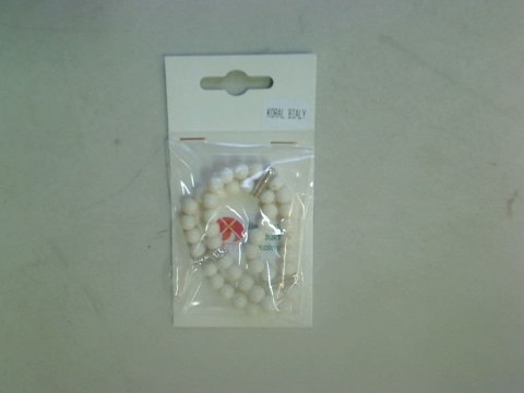 Bransoletka bransoletka koral biały podwójny 8mm Mol Mol