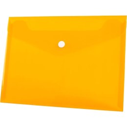 Teczka plastikowa na guzik koperta pp A5 pomarańczowy 140 mic. [mm:] 165x225 Tetis (BT610-P) Tetis
