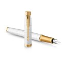 Ekskluzywne pióro tłoczkowe Parker PEARL (2143649) Parker